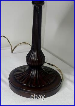 Vtg Dale Tiffany Glynda Turley 1999 Signed Lamp