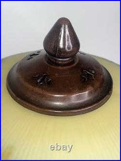 Vtg Dale Tiffany Glynda Turley 1999 Signed Lamp