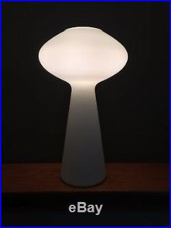 Vtg Lisa Johansson-Pape Blown Glass Tall 17 Mushroom Lamp 1960s Stunning