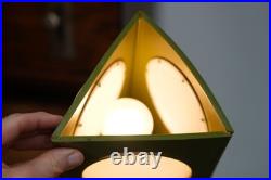 Vtg MCM 1970s Avocado Green Ceramic Globe Table Lamp Peabody READ WORKS Vtg MCM 1970s Avocado Green Ceramic Globe Table Lamp Peabody READ WORKS