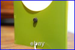 Vtg MCM 1970s Avocado Green Ceramic Globe Table Lamp Peabody READ WORKS