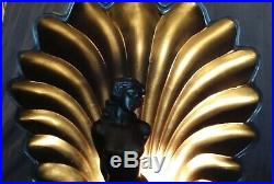 Vtg MCM NUDE LADY/WOMEN SHELL MERMAID Hollywood Regency Lamp ART NOUVEAU