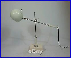 Vtg atomic Mid Century Modern Retro Desk Table Lamp Light Drafting adjustable