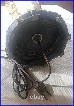 Vtg handpainted Floral lamp 20.5 tall