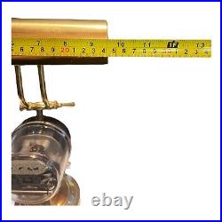 Westinghouse VTG Antique Electric Meter Brass Table Lamp One Switch Tested Works